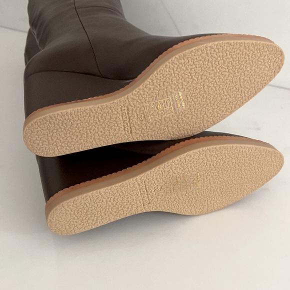 NWT Lola Cruz Wine x Anthroplogie Wedge Alicia to The Knee Boots - Picture 8 of 13